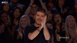 SIMON-COWELL GIF tarjetas de video